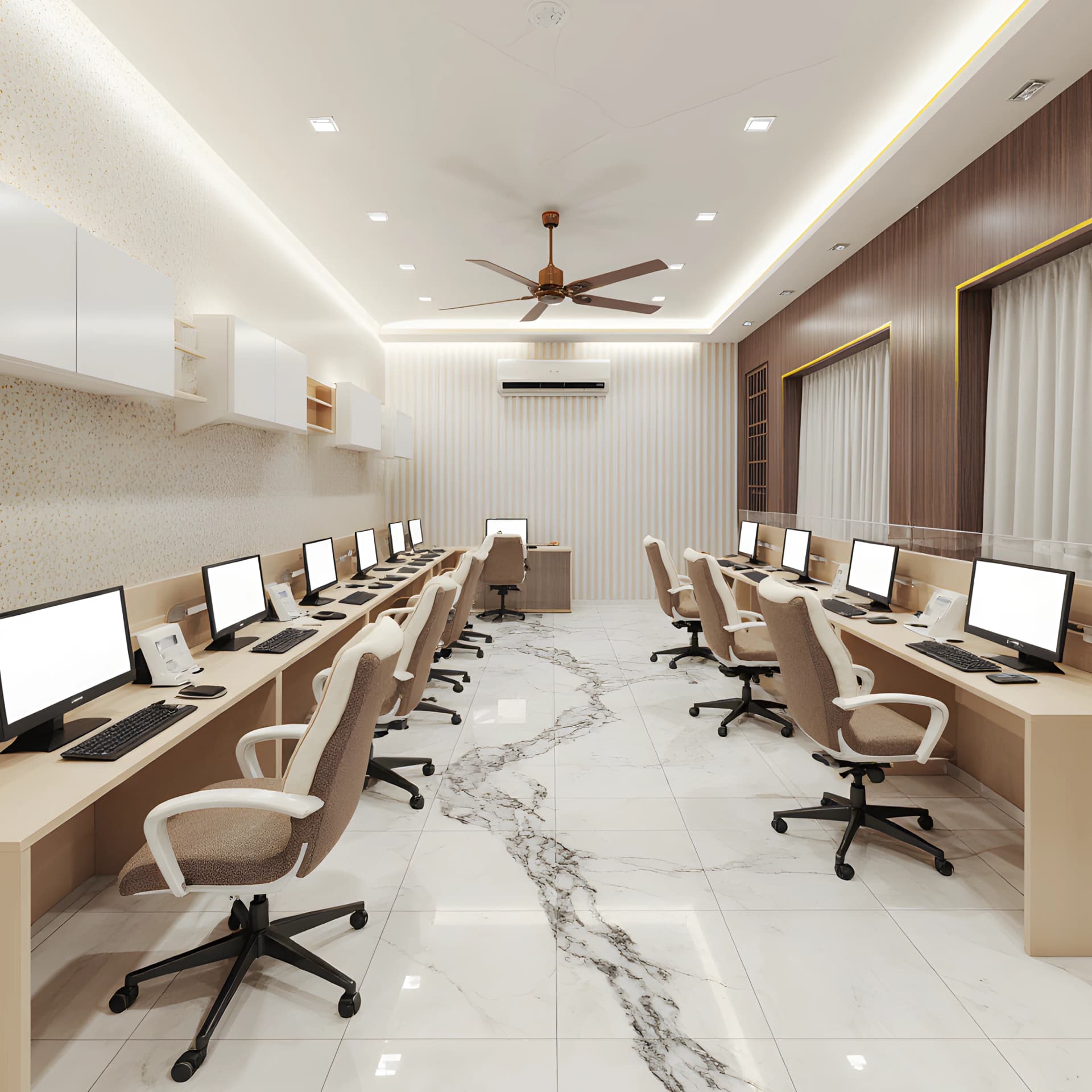 Modern Office Space for Hospital – Gurugram brief