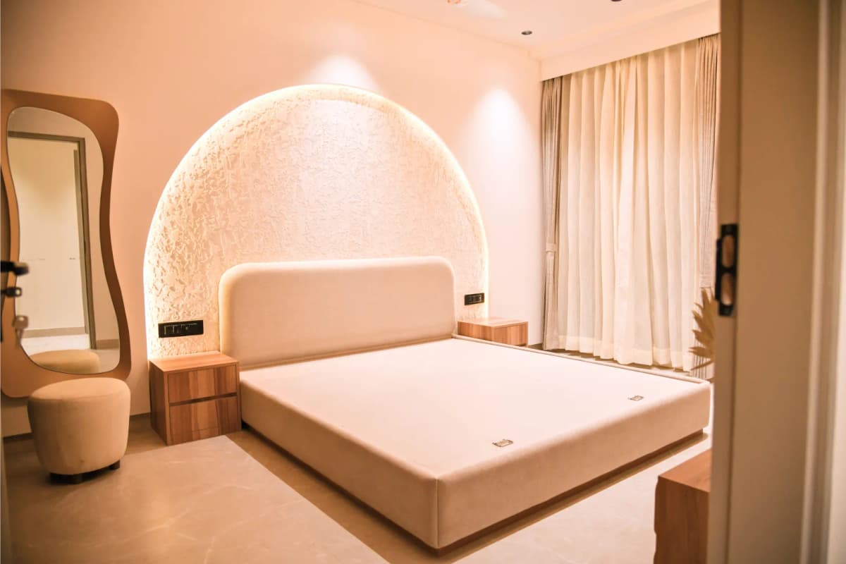 Wabi-Sabi Inspired Residential Flat result 9