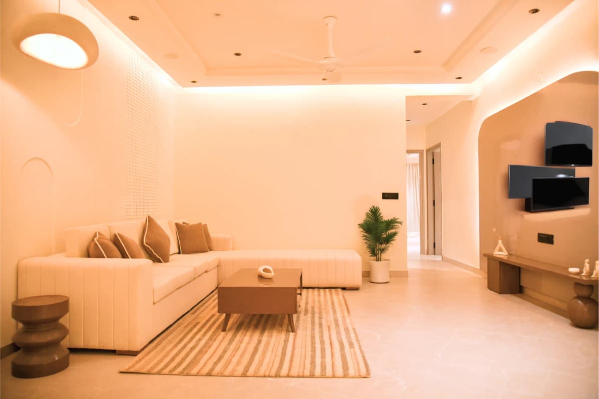 Wabi-Sabi Inspired Residential Flat result 11