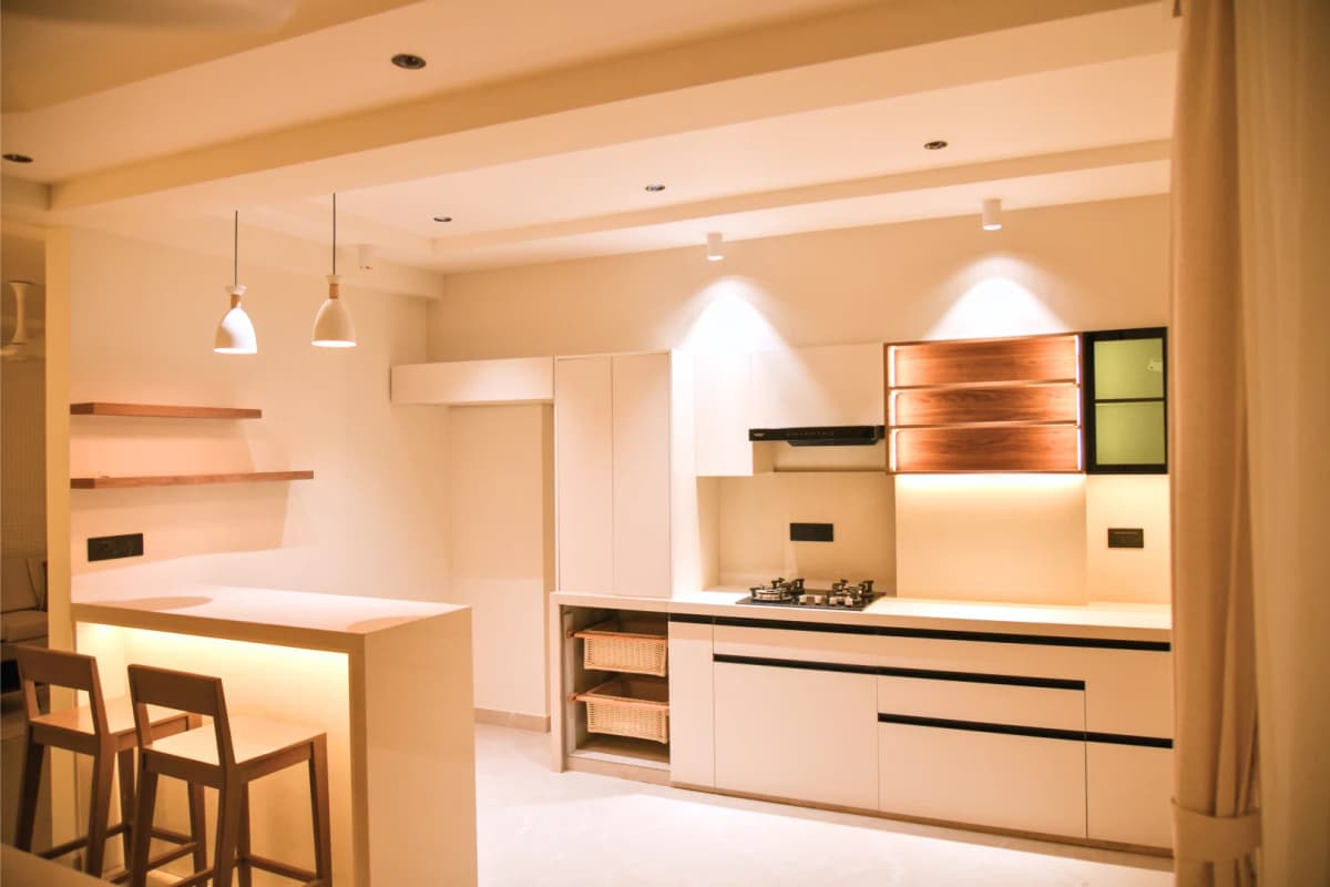 Wabi-Sabi Inspired Residential Flat result 12