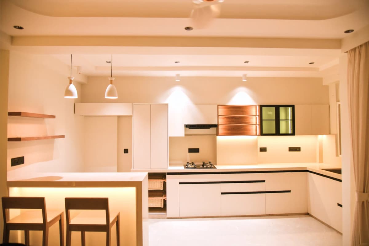 Wabi-Sabi Inspired Residential Flat result 14