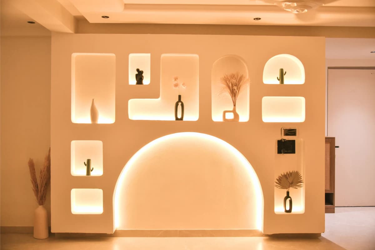 Wabi-Sabi Inspired Residential Flat result 16